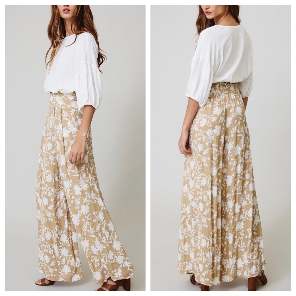 01 Boho Chic Floral print Extra Wide Leg Fabulous Pants